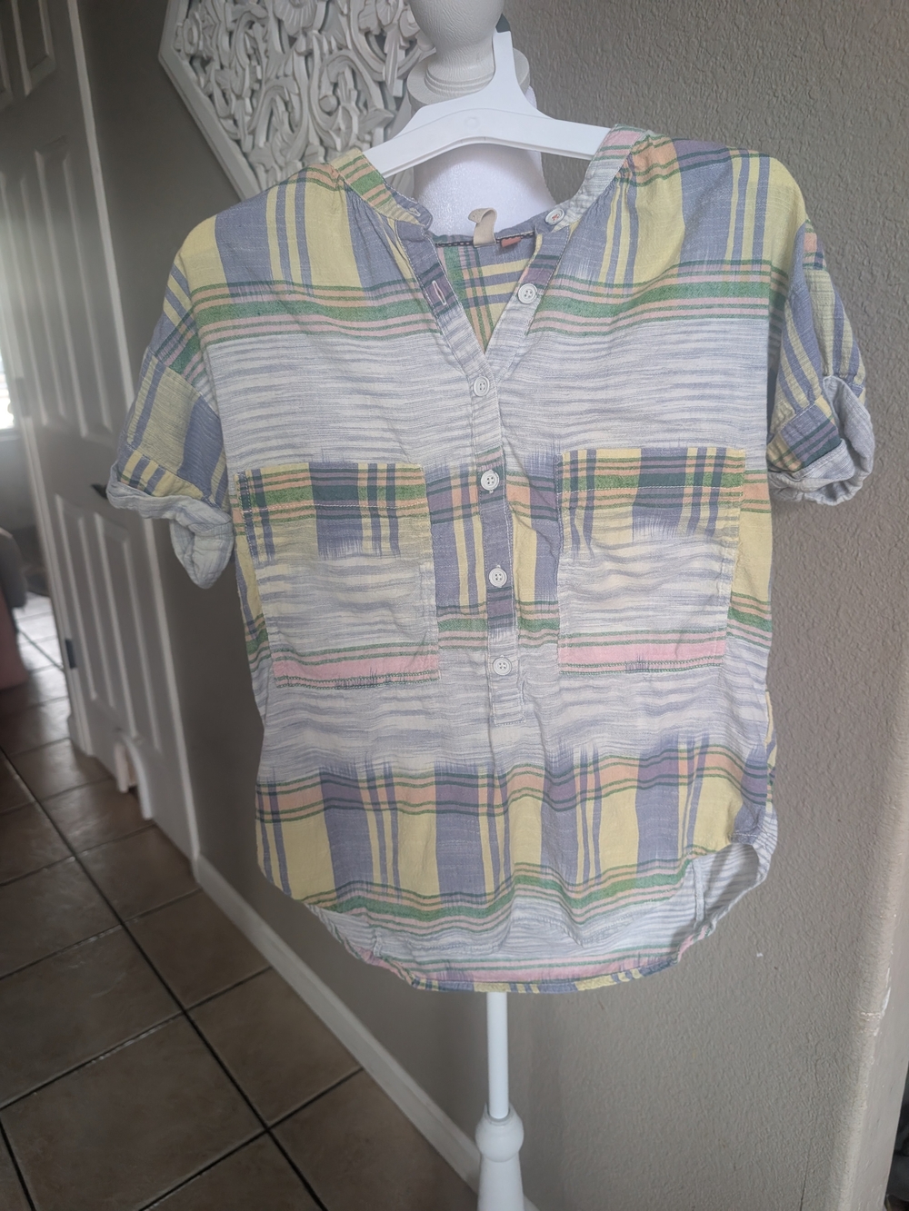 Pilcro Lightweight Striped Shirt